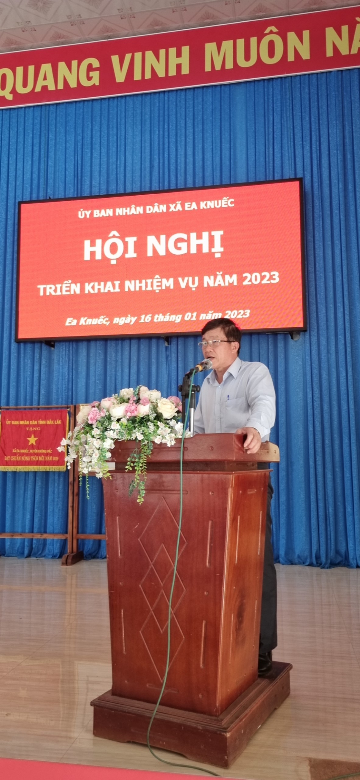 Ủy Ban Nhân Dân Xã Ea Knuếc Tổ Chức Hội Nghị Triển Khai Nhiệm Vụ Năm 2023.